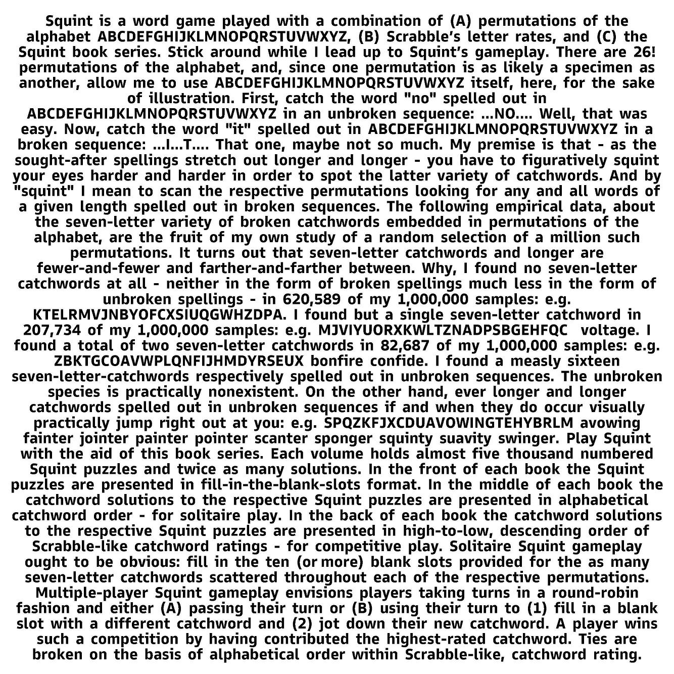 Squint Puzzle definition